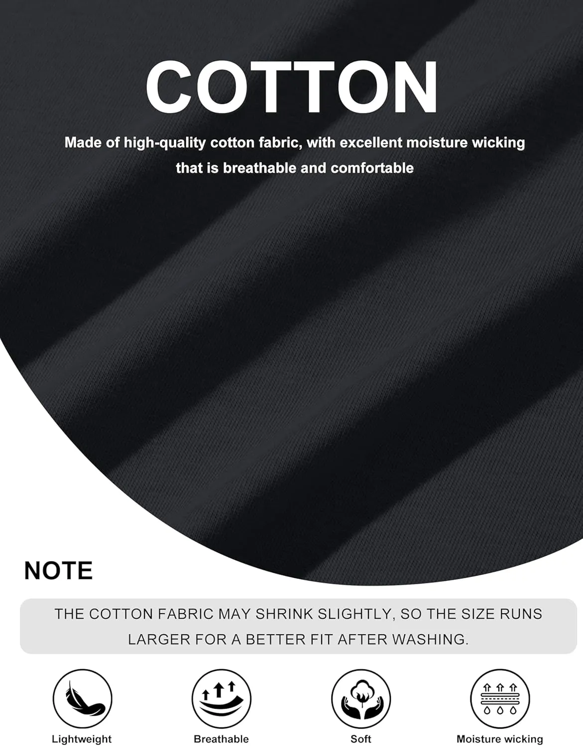 MAGCOMSEN Men's Long Sleeve Shirt with Pocket Cotton Crew Neck Shirts Casual Lightweight T-Shirt