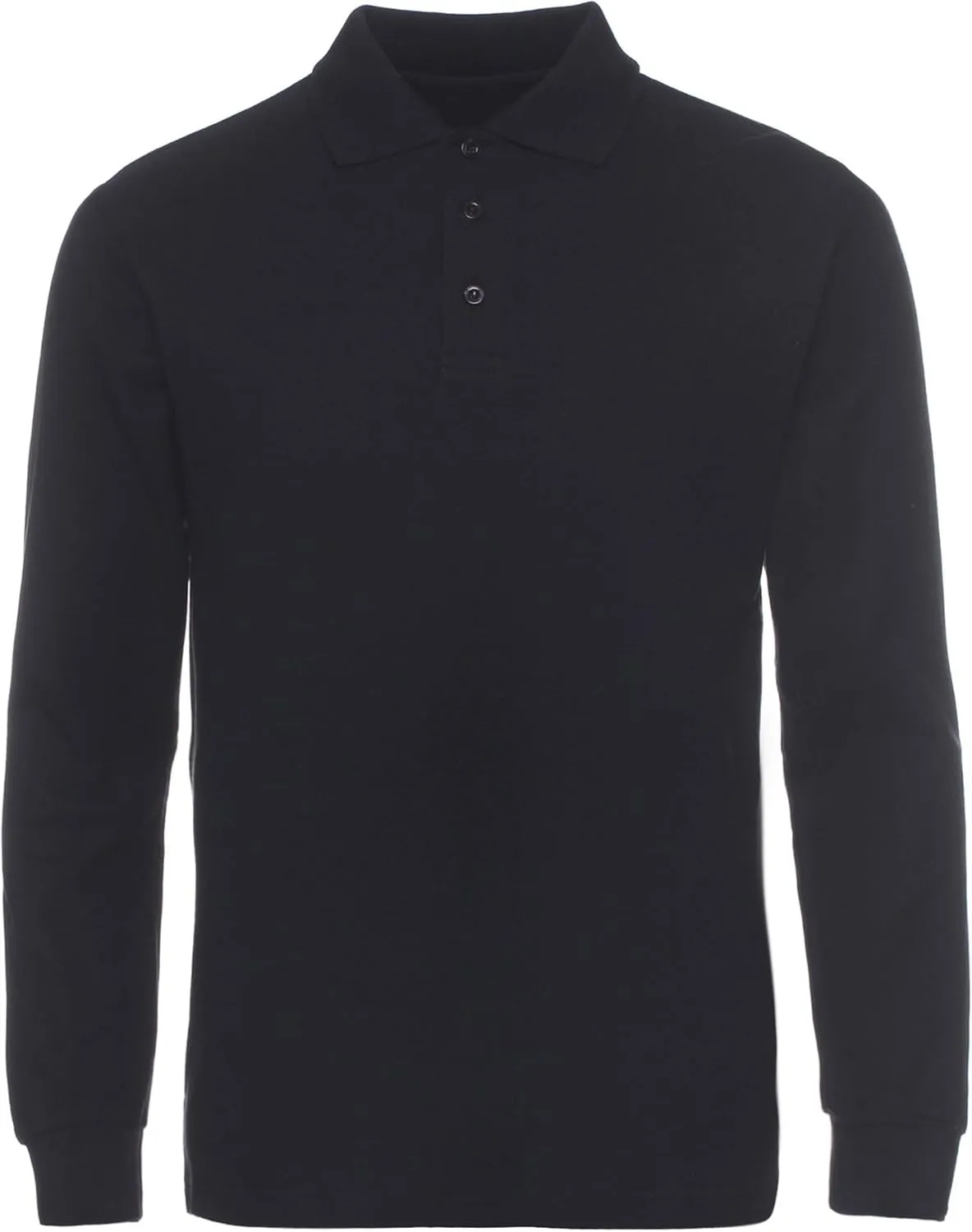 NeedBo Men's Long Sleeve Casual Solid Golf Polo Shirt