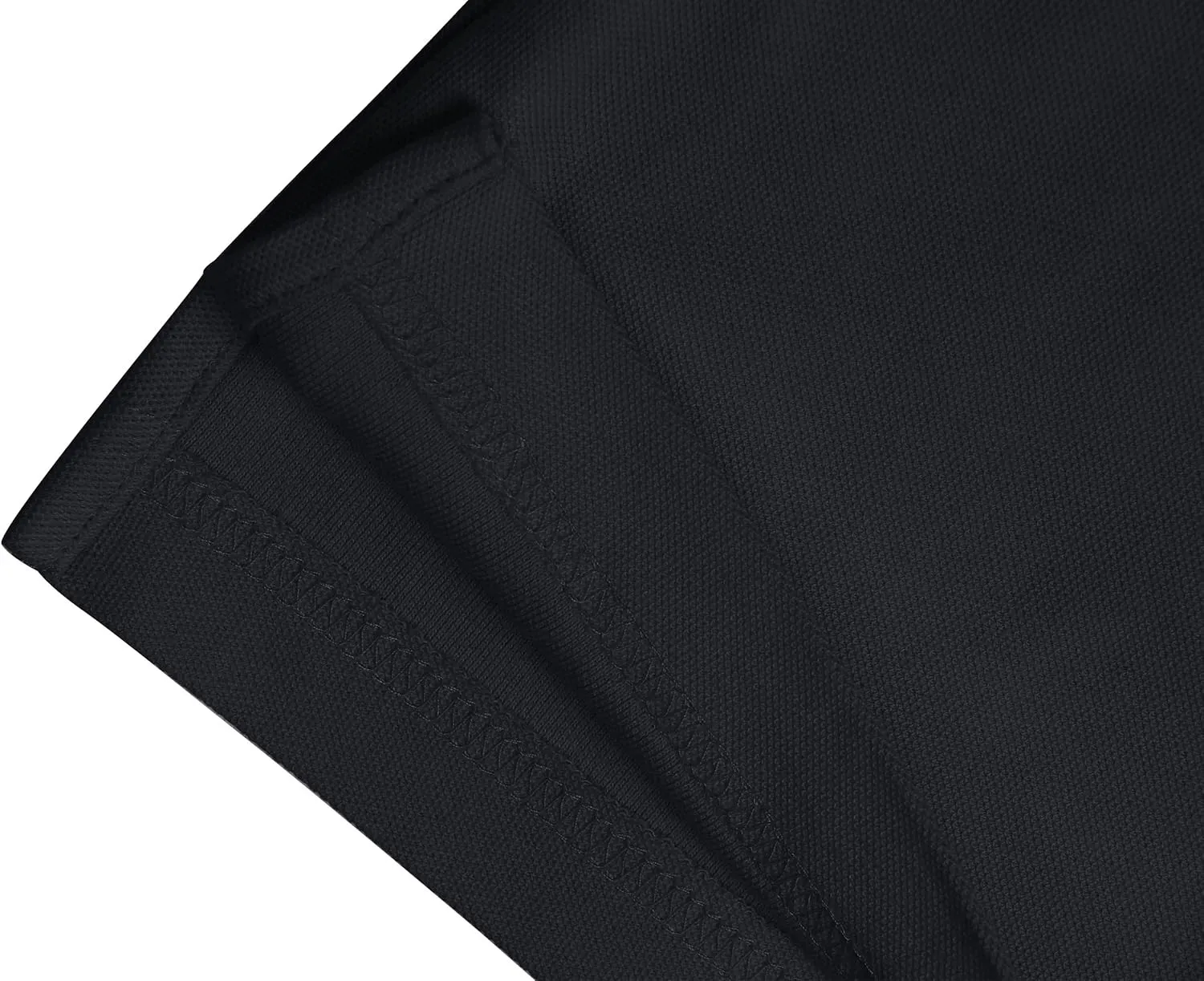 NeedBo Men's Long Sleeve Casual Solid Golf Polo Shirt