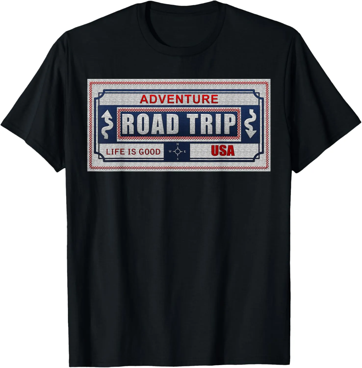 Road Trip Usa Shirt Vintage Travel Adventure Family Vacation T-Shirt